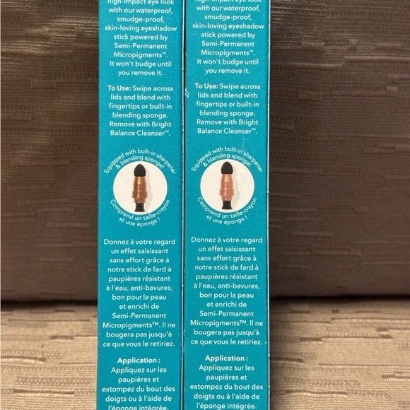 LOT OF 2 ~Thrive Causemetics Infinity Eyeshadow Stick NIKKI & DR Q ~ FULL SIZE - Picture 2 of 3